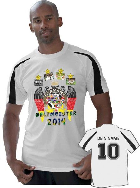 Weltmeister-Shirt GERMANY COOL T mit individuellem Rückendruck