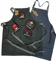 Grillschürze in Wachsoptik mit persönlichem Grillmeister-Motiv Grillschürze in Wachsoptik mit persönlichem Grillmeister-Motiv