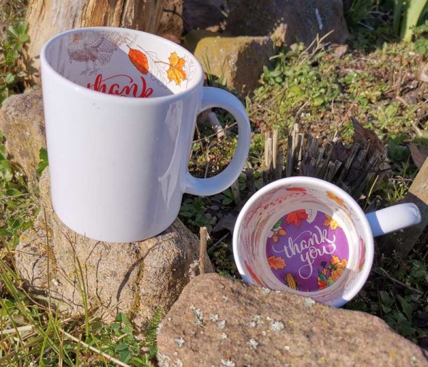 Tasse "Thank You" mit individuellem Fotodruck