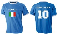 Flag-Shirt ITALIEN mit individuellem Rückendruck Flag-Shirt ITALIEN mit individuellem Rückendruck