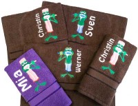 BearDream Handtuch mit lustigem Froschmotiv BearDream Handtuch mit lustigem Froschmotiv