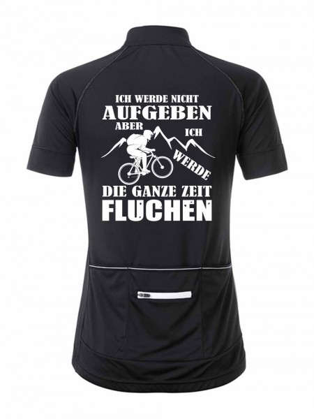 Damen Radshirt "Ich werde nicht aufgeben, aber fluchen" JN513NA