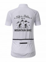 Damen Radshirt "Life is better on a Mountainbike" JN513LB Damen Radshirt "Life is better on a Mountainbike" JN513LB