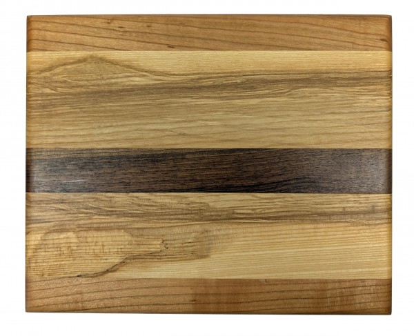 Schneidebrett Esche - Nussbaum - Kirsche 345 x 285 x 45 mm