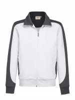 HAKRO Sweatjacke Contrast Performance 477 mit Textdruck HAKRO Sweatjacke Contrast Performance 477 mit Textdruck
