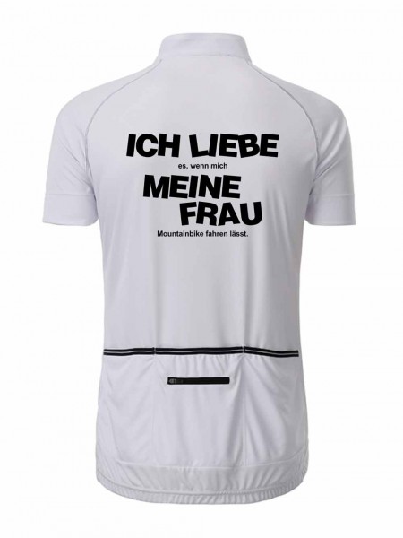 Herren Rad-Trikot Fullzip "Ich liebe meine Frau" JN516IL Herren Rad-Trikot Fullzip "Ich liebe meine Frau" JN516IL