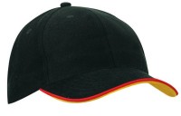 MB Double Sandwich Cap mit Text-Stickerei MB6197 MB Double Sandwich Cap mit Text-Stickerei MB6197