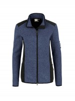 HAKRO Damen-Strickfleece-Jacke Churchill 236 mit Textstickerei HAKRO Damen-Strickfleece-Jacke Churchill 236 mit Textstickerei