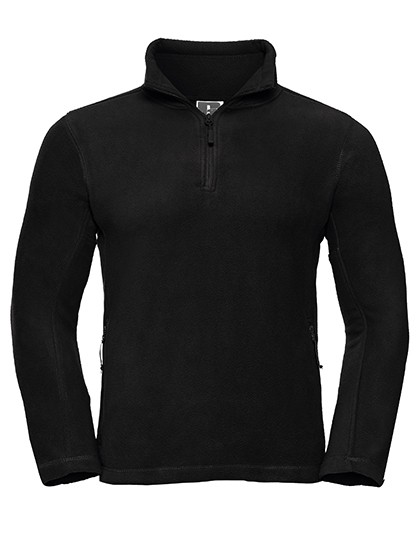 RUSSEL Outdoor Fleece 1/4-Zip Z8740 mit Textstickerei