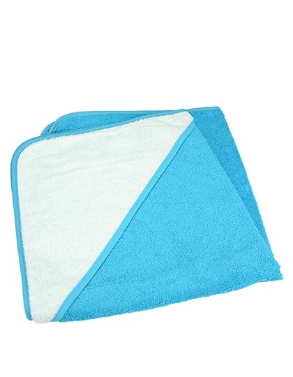 A&R Baby-Kapuzentuch mit lustigem Elefanten und individuellem Namen bestickt