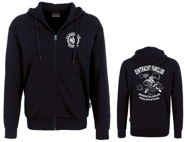 Hakro Premium Kapuzen-Sweatjacke EFC Werrataladler