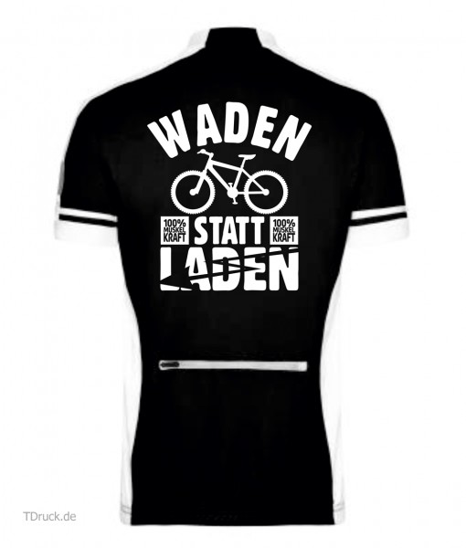 Men's Bike-T Half Zip "Waden statt Laden" JN452WL Men's Bike-T Half Zip "Waden statt Laden" JN452WL