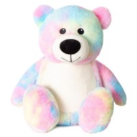 Kuscheltier Teddy Tie Dye individuell mit Namen bestickt, Geschenke für Geburt Taufe Geburtstag Kuscheltier Teddy Tie Dye individuell mit Namen bestickt, Geschenke für Geburt Taufe Geburtstag