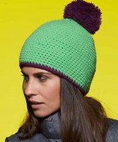 Pomponmütze Kontrast MB7964 Pomponmütze Kontrast MB7964