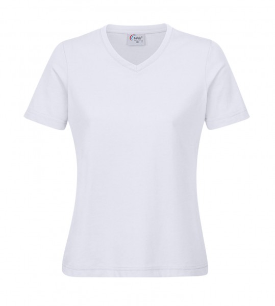 FaPak Workwear Damen-Shirt V-Ausschnitt