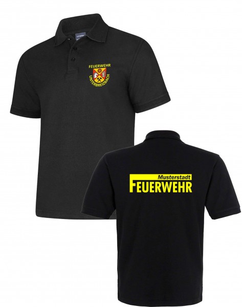 Feuerwehr Poloshirt FP1300FW mit Wappenstickerei Feuerwehr Poloshirt FP1300FW mit Wappenstickerei