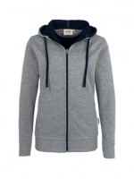 HAKRO Women-Kapuzen-Jacke Bonded 255 mit Textdruck HAKRO Women-Kapuzen-Jacke Bonded 255 mit Textdruck