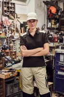 Damen Workwear Poloshirt Kontrast JN857 Damen Workwear Poloshirt Kontrast JN857