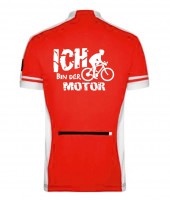 Men's Bike-T Half Zip "Ich bin der Motor" JN452IM Men's Bike-T Half Zip "Ich bin der Motor" JN452IM