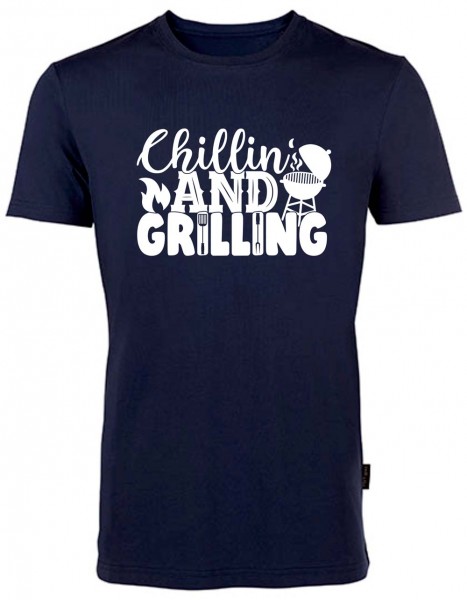 BBQ Fun-Shirt - Chilling And Grilling HRM101CG