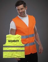 YOKO Sicherheitsweste YK102 mit Textdruck Rücken YOKO Sicherheitsweste YK102 mit Textdruck Rücken