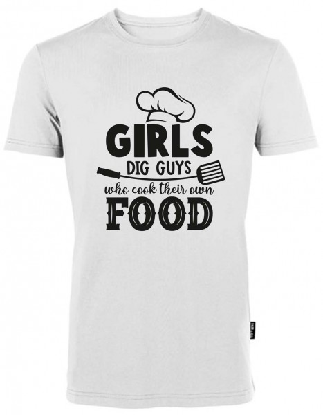 BBQ Fun-Shirt - Girls Dig Guys Who Cooke Their Own Food HRM101GDG BBQ Fun-Shirt - Girls Dig Guys Who Cooke Their Own Food HRM101GDG