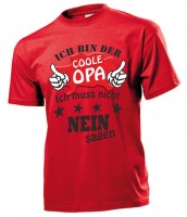 Fun-Shirt - Ich bin der coole Opa Fun-Shirt - Ich bin der coole Opa