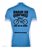 Men's Bike-T Full Zip "Warum ich ohne Akku fahre" JN454OA Men's Bike-T Full Zip "Warum ich ohne Akku fahre" JN454OA