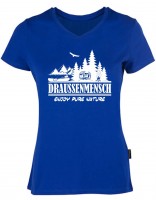 Draussenmensch Women's V-Neck Tee 202 Draussenmensch Women's V-Neck Tee 202