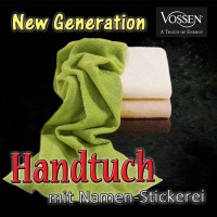 Vossen New Generation Handtuch mit Text-Stickerei Vossen New Generation Handtuch mit Text-Stickerei
