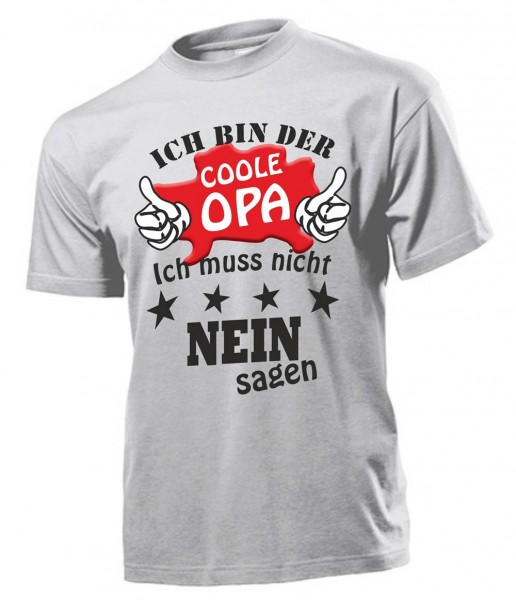 Fun-Shirt - Ich bin der coole Opa