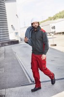 Herren Workwear Sweatjacke Kontrast JN870 Herren Workwear Sweatjacke Kontrast JN870