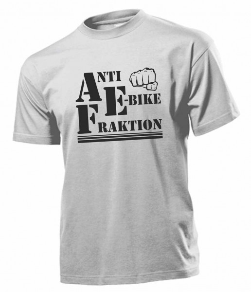 Fun-Shirt - Anti E-Bike Fraktion