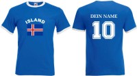 Flag-Shirt ISLAND mit individuellem Rückendruck Flag-Shirt ISLAND mit individuellem Rückendruck