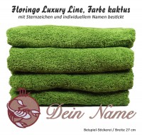 Luxus-Saunalaken mit Sternzeichen und Namen bestickt Luxus-Saunalaken mit Sternzeichen und Namen bestickt