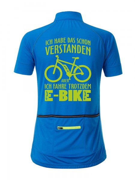 Damen Radshirt "Ich fahre trotzdem E-Bike" JN513IF Damen Radshirt "Ich fahre trotzdem E-Bike" JN513IF